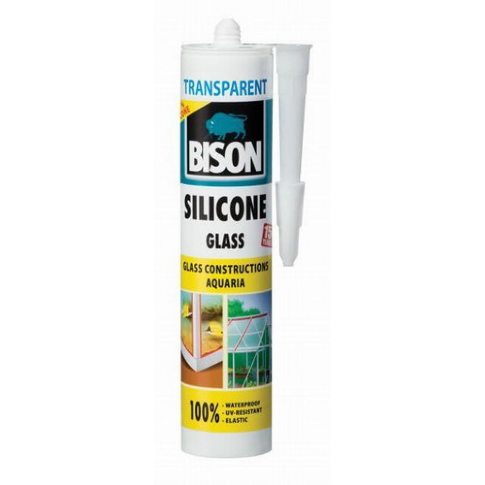 krage Bison 6303282 SILIC.GLASS; 280 ml; gjennomsiktig