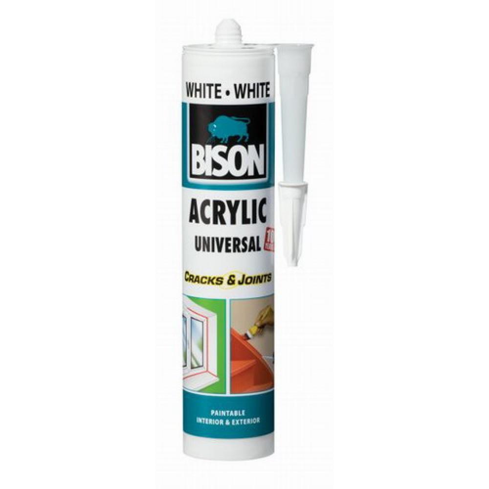 krage Bison 1591234 Acrylic Universal; 300 ml; hvit