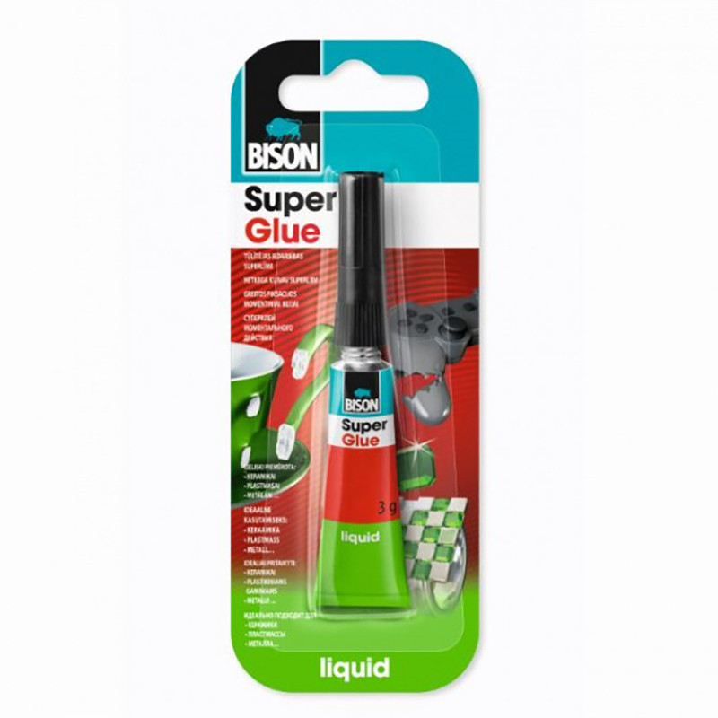 Universallim Bison 6310725 Super Glue Liquid; 3 g