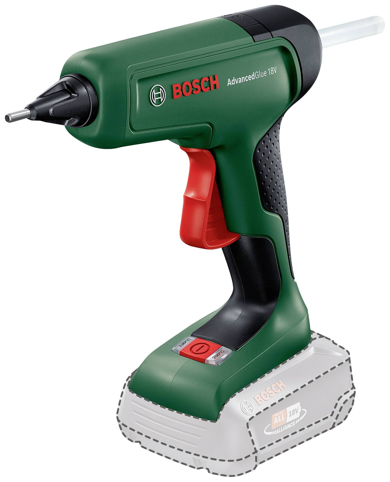 Limpistol Bosch Advanced Glue 18V; 18 V (uten batteri og lader)
