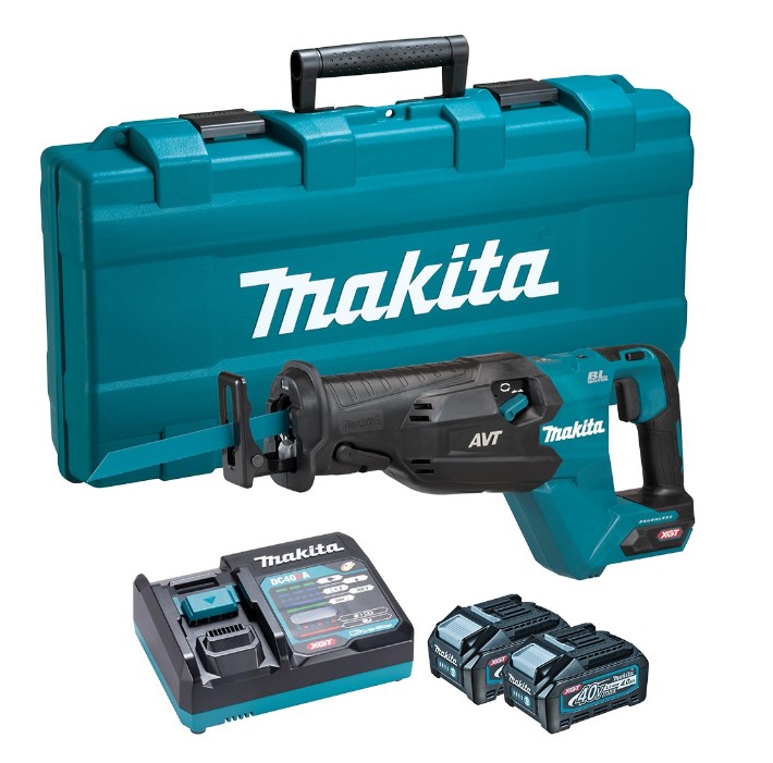 Batteridrevet tigersag Makita JR002GM201; 40 V; 2x4,0 Ah batt.