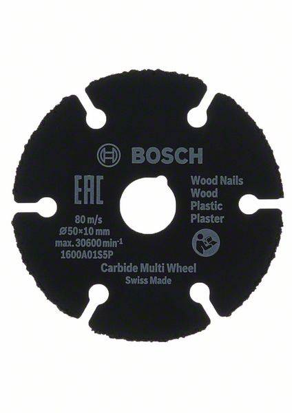 Kappeskive Bosch 1600A01S5X; 50x1,0x10 mm