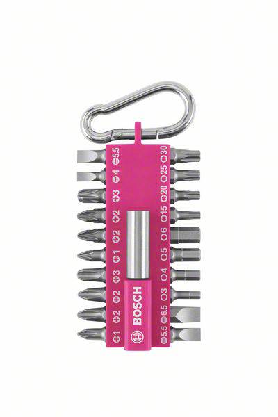 Skrutrekkersett Bosch 2607002821; 21 stk