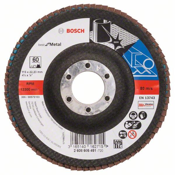 Lamellrondeller Bosch Best for Metal X571; 180 mm; K40