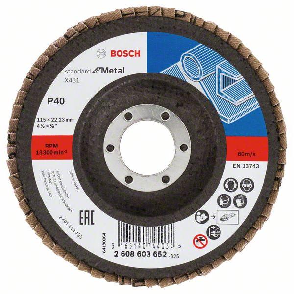 Lamellrondeller Bosch 2608603659; 125 mm; K120
