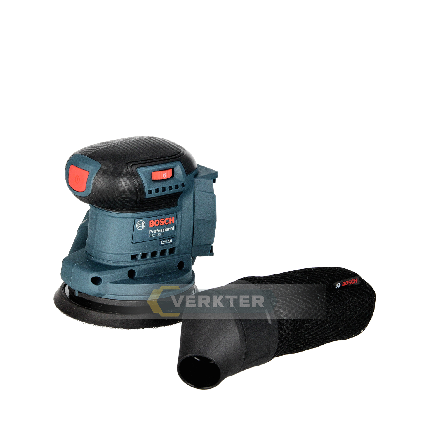 Eksentersliper Bosch GEX 185-LI Professional; 18 V (uten batteri og lader)
