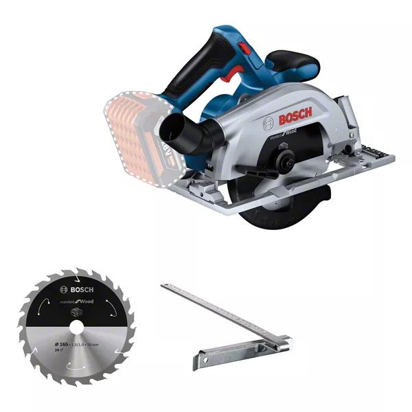 Batteridrevet sirkelsag Bosch GKS 185-LI Professional; 18 V (uten batteri og lader)