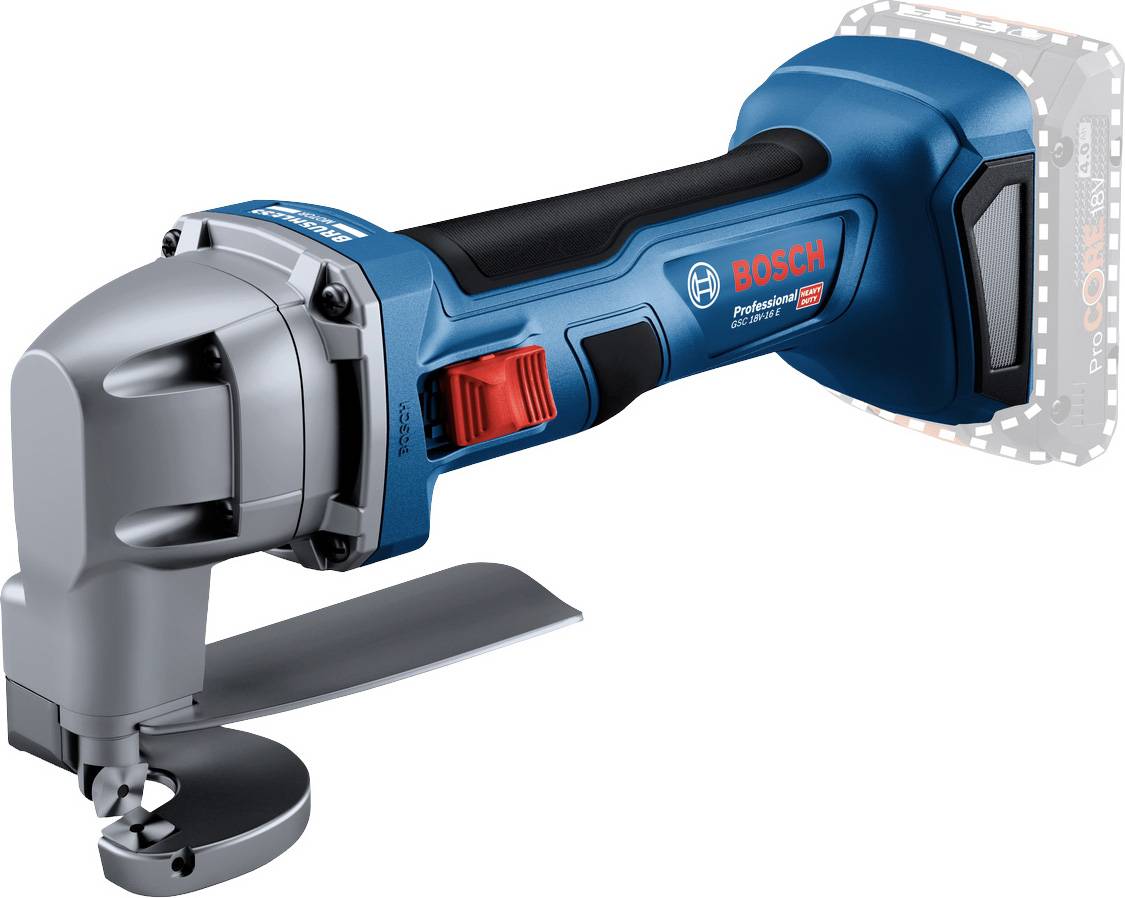 Batteridrevet platesaks Bosch GSC 18V-16 E; 18 V (uten batteri og lader)