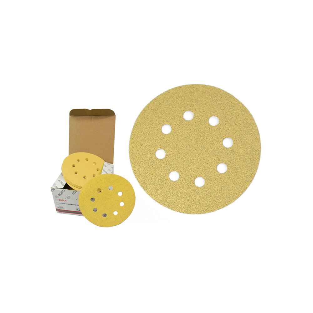 Sandpapir Bosch 2608621745; 125 mm; K180; 50 stk