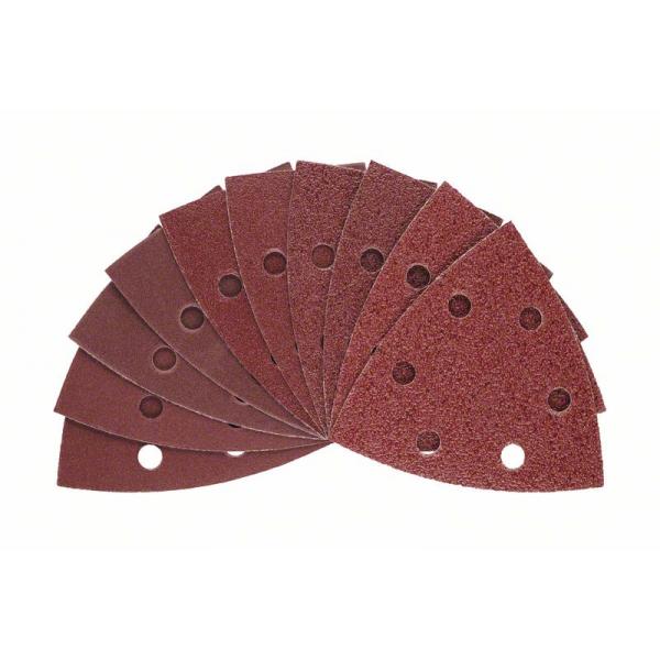 Sandpapir Bosch 2609256957; 93 mm; K60/K80/K120/K180/K240; 10 stk