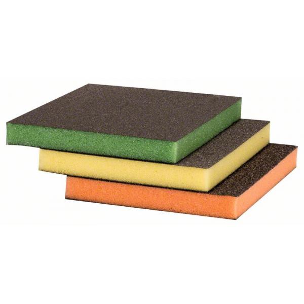 Poleringssvamp Bosch 2609256F17; 120x98x13 mm; 3 stk