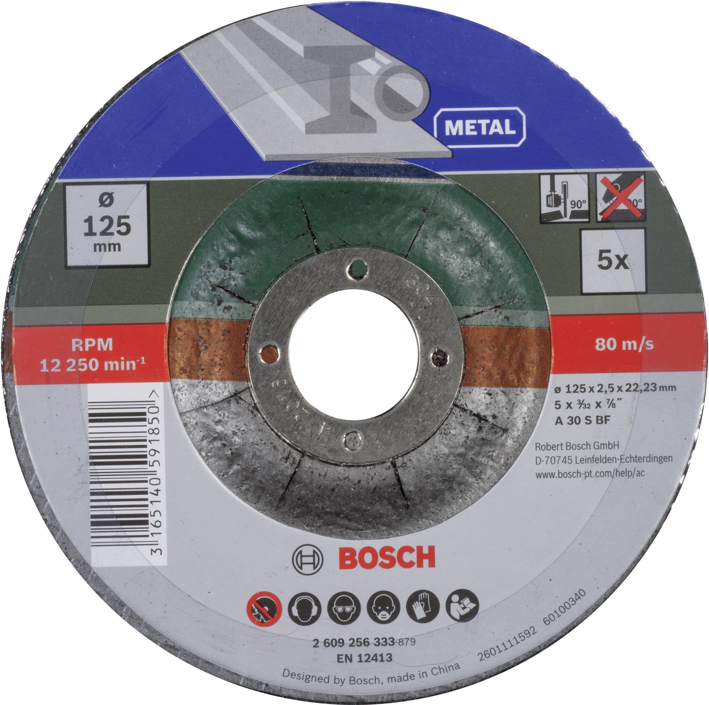 Kappeskive Bosch 2609256333; 125x22,23 mm