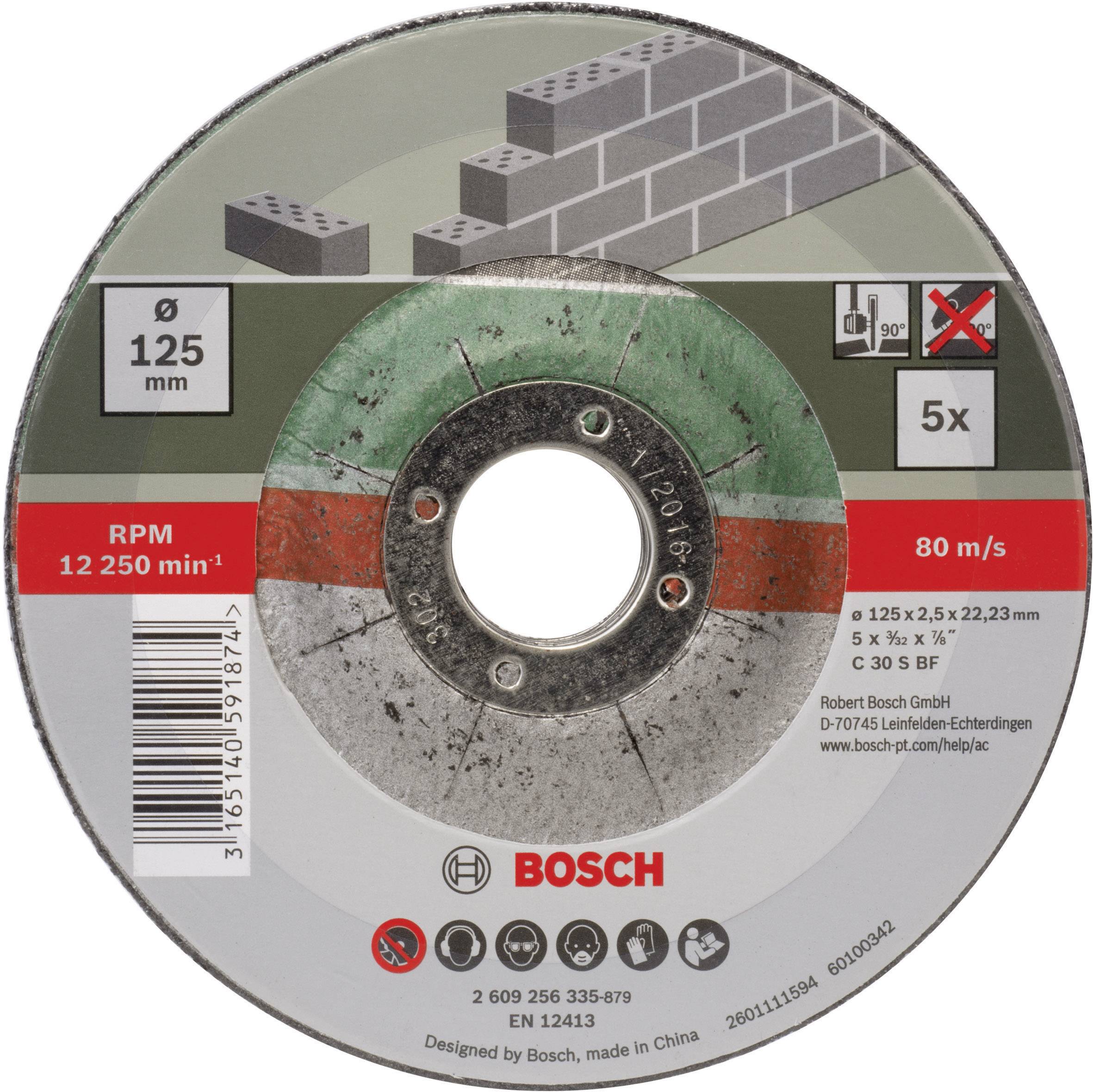 Kappeskive Bosch 2609256335; 125x22,23 mm