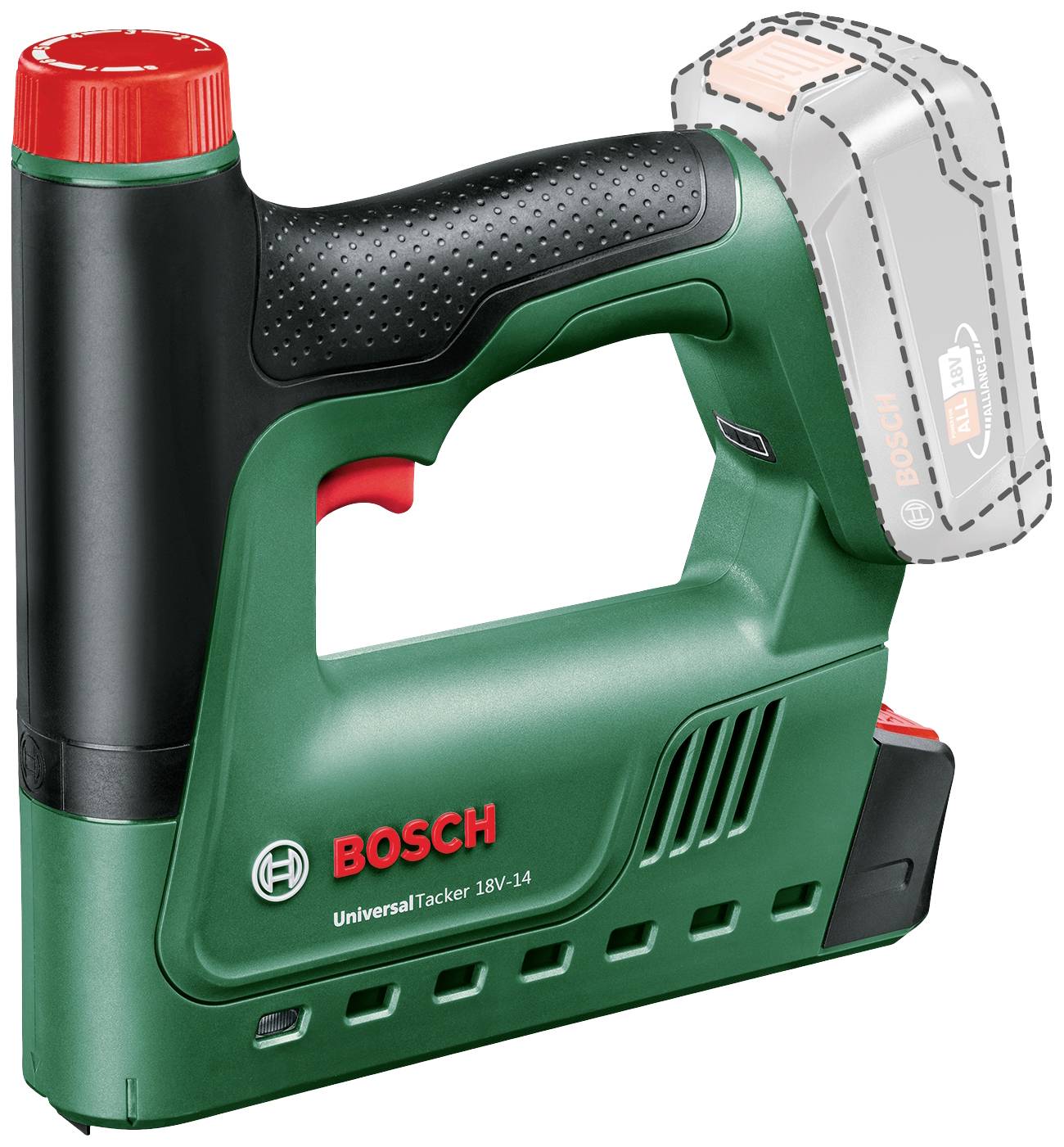 Batteridrevet stiftepistol Bosch UniversalTacker 18V-14; 18 V (uten batteri og lader)