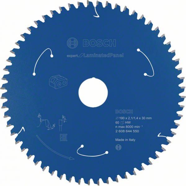 Kappeskive Bosch Expert for Laminated Panel 2608644549; 165x20 mm; Z48