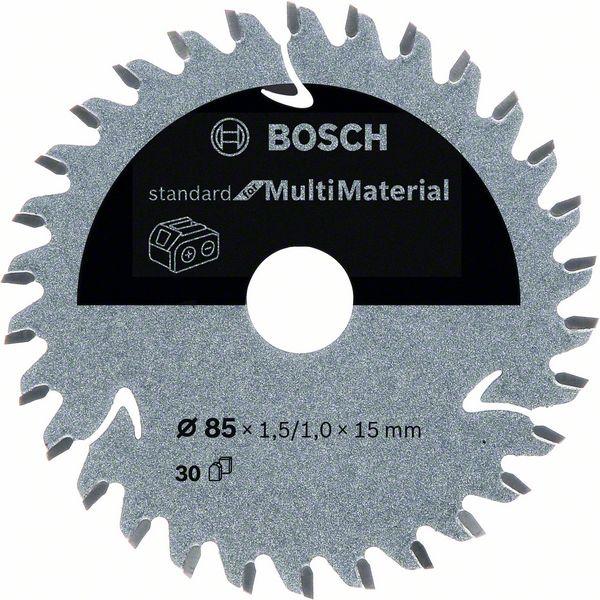 Kappeskive Bosch Standard for Multi Material 2608837752; 85x15 mm; Z30