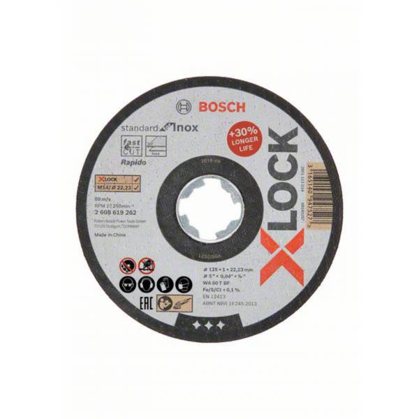 Abrasiv kappeskive Bosch 2608619363; 125x22,23 mm; X-Lock
