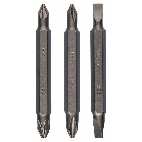 Vendbar bits Bosch 2609255960; 1/4''; 60 mm; 3 stk
