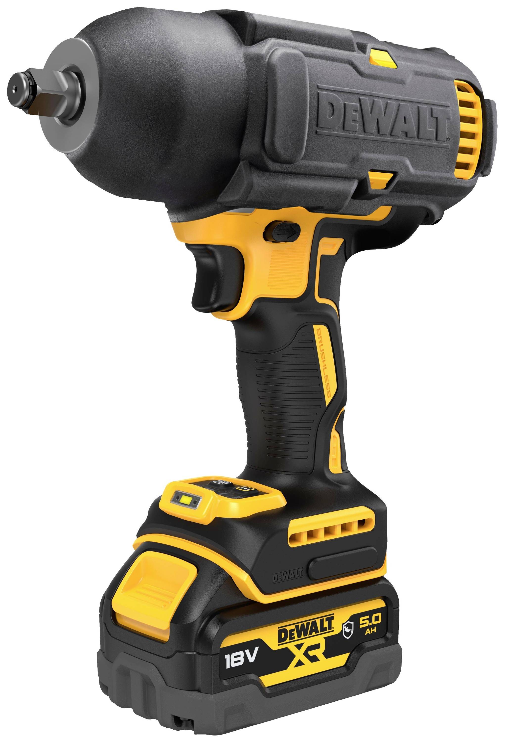 Slagmuttertrekker DeWalt DCF900P2G-QW; 18 V; 2x5,0 Ah batt.