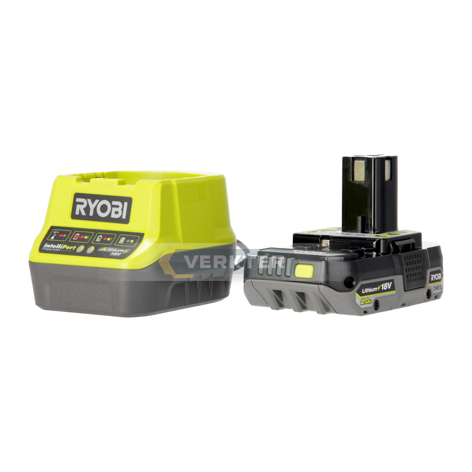 Tilbehørsett Ryobi RC18120-120C; 1x2,0 Ah batt.