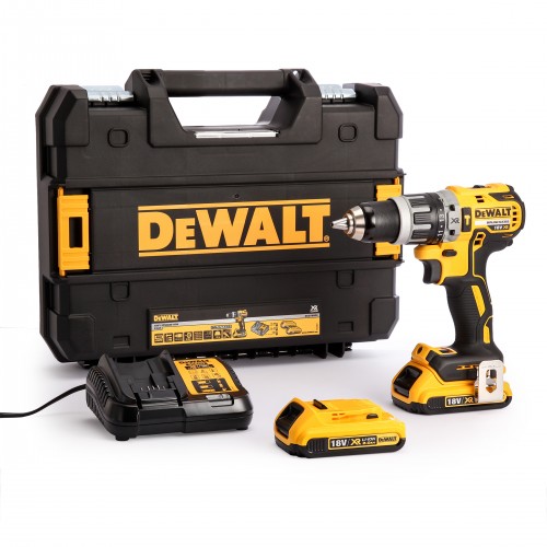 Slagskrutrekker/bor DeWalt DCD796D2; 18 V; 2x2,0 Ah batt.