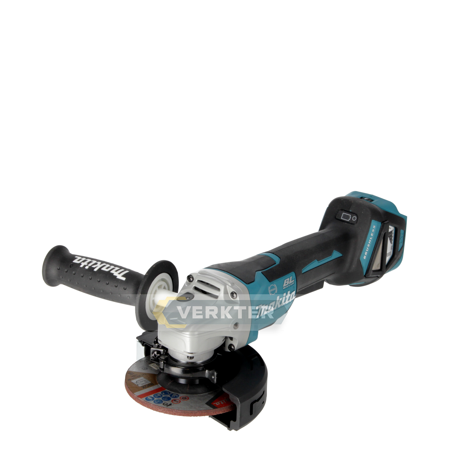 Vinkelsliper Makita DGA518ZU; 18 V (uten batteri og lader)