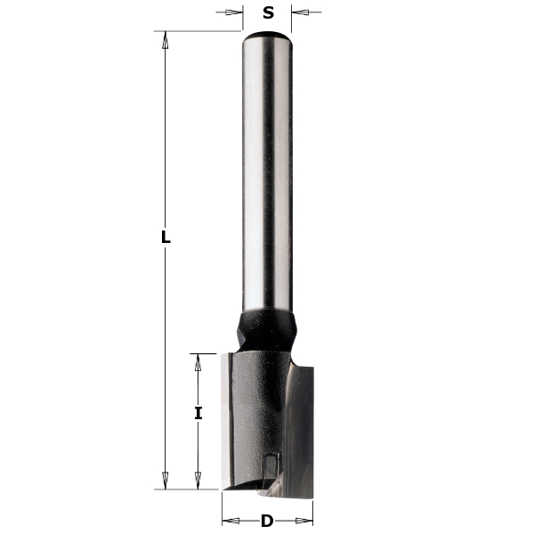 Rett notfres CMT; S=8 mm; D=28 mm