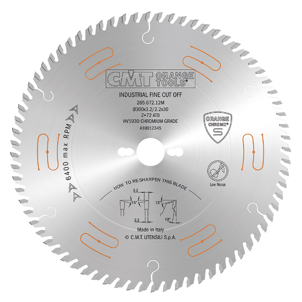 Sagblad for tre CMT 285; 350x3.5x30; Z108; 5°