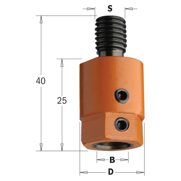 Adapter CMT 302.080.02; M10