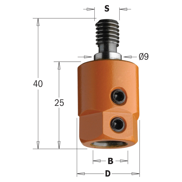 Adapter CMT 358.080.02; M8/9