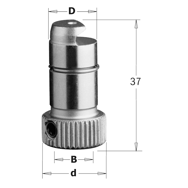 Borholder CMT 360.001.01; D=15 mm, RH