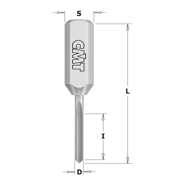 Forstner kvistbor CMT; S=10 mm; D=5 mm
