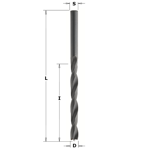 Bor for tre CMT; 2 mm; høyre