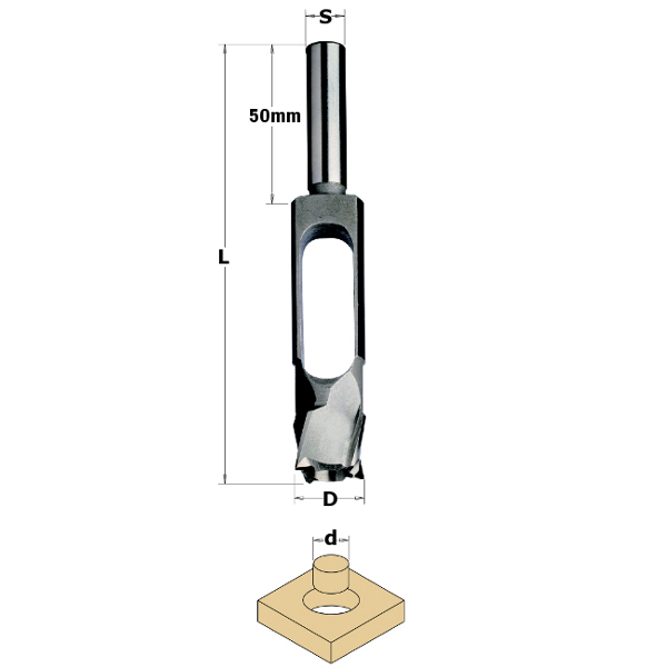 Tappbor CMT 529.220.31; D=22 mm, RH