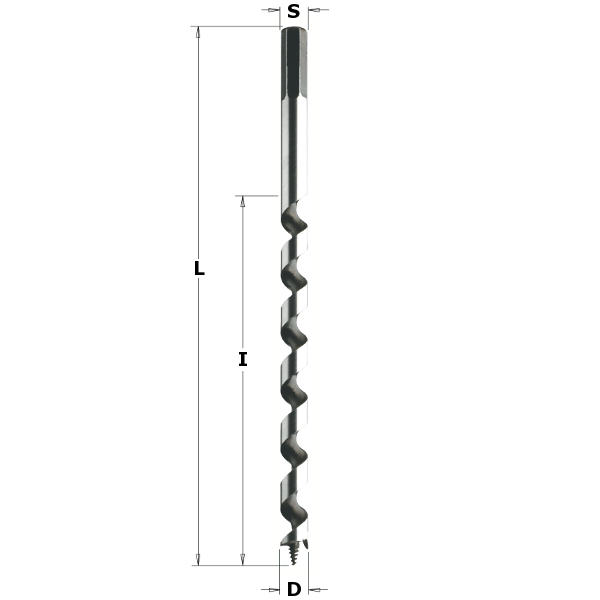 Bor for tre CMT 542.100.51; 10 mm