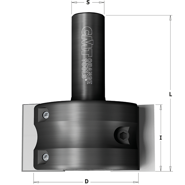 Fresbit for CNC-fres CMT 663.301.11;&nbsp; S=20 mm; D=65 mm, RH