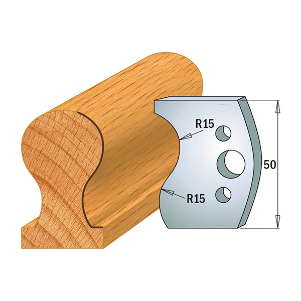 Begrensere for profilkniver CMT 691.514; 2 stk