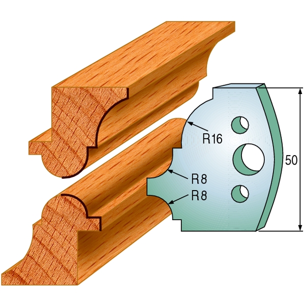 Begrensere for profilkniver CMT 691.541; 2 stk