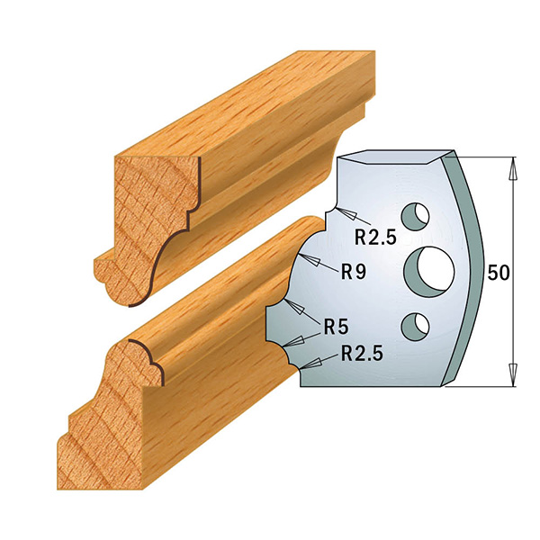 Begrensere for profilkniver CMT 691.558; 2 stk