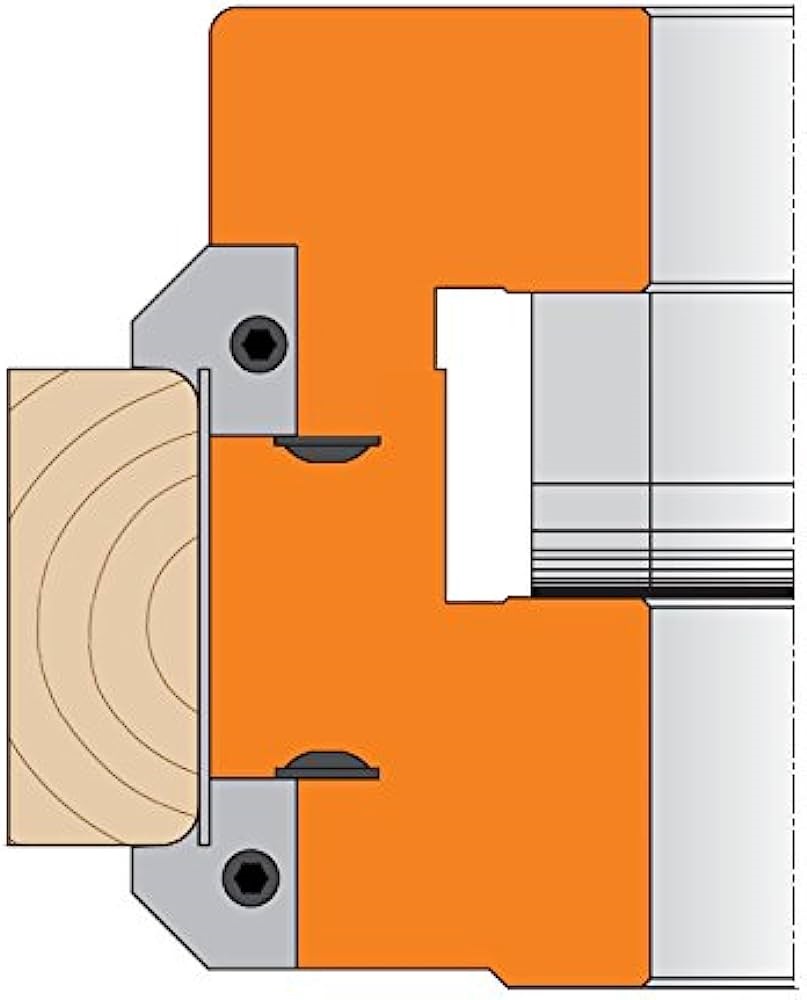 Profilkniver for skjærehoder CMT 695.005.B3; 2 stk