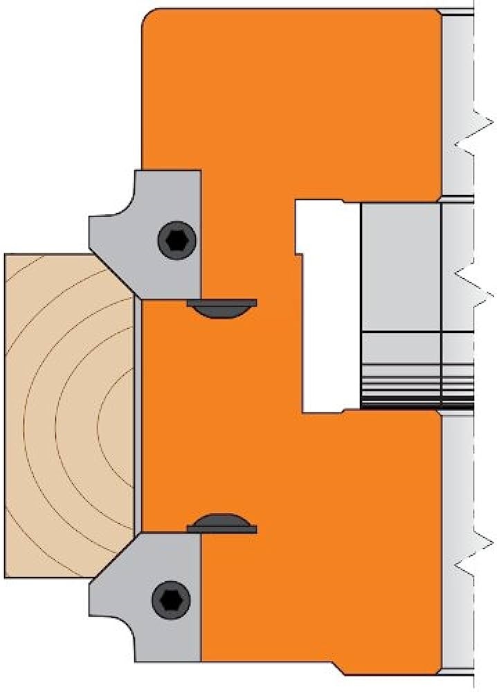 Profilkniver for skjærehoder CMT 695.005.B4; 2 stk