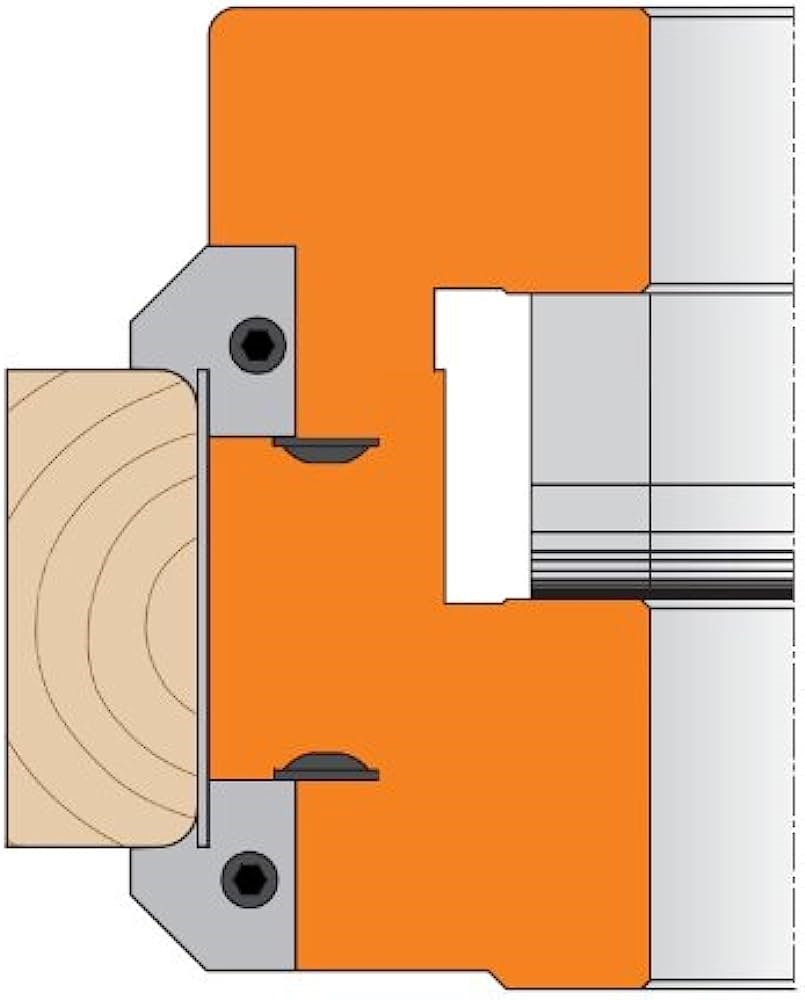 Profilkniver for skjærehoder CMT 695.005.B5; 2 stk