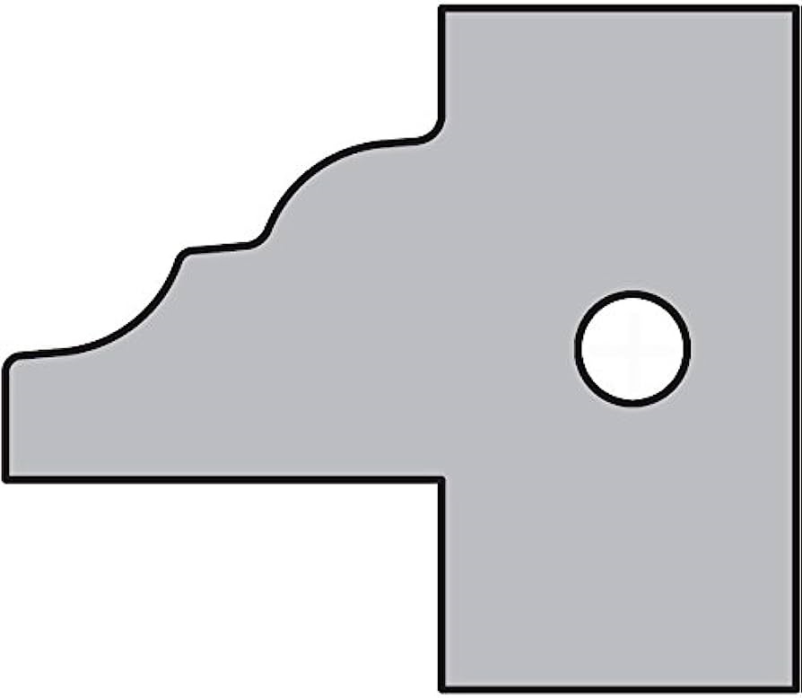 Profilkniver for skjærehoder CMT 695.015.E2; 2 stk