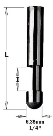 Kopierfres CMT; S=6 mm; D=6 mm