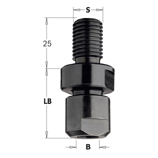 Chuck CMT 796.140.00; S=M14X2 mm