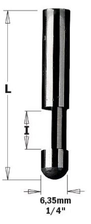 Fasfres CMT; S=1/4''; D=6,35 mm