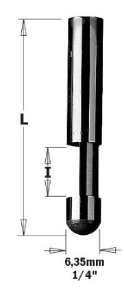 Fasfres CMT 842.095.11-X50; S=6,35 mm; D=6,35 mm; 50 stk