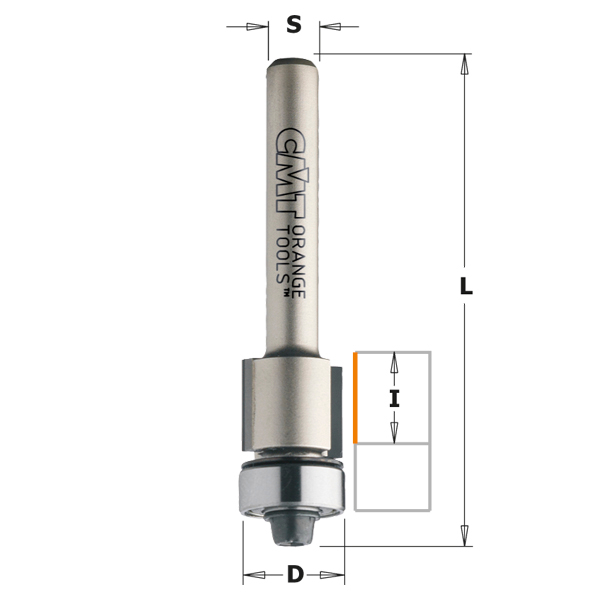 Kopierfres CMT; S=8 mm; D=12,7 mm