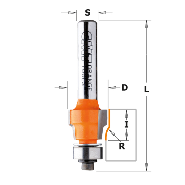 Kopierfres CMT; S=8 mm; D=12,7 mm