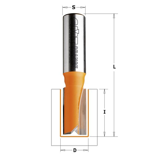 Rett notfres CMT; S=8 mm; D=6 mm